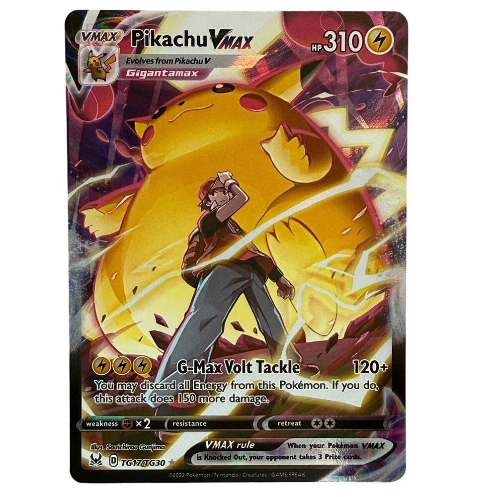 Pokémon TCG Pikachu VMAX TG17/TG30 Lost Origin 2022 Trainer Gallery Rare Card NM